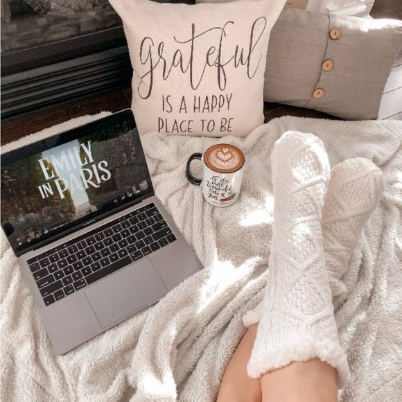 Fuzzy Reading Socks - Picture 3 of 3